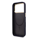 Guess Guess iPhone 17 Pro Backcover hoesje - Magsafe - PU Leather Peony Hot Stamp Design - Blauw
