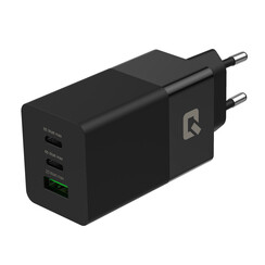 TUNIQ chargeur secteur - 65 W, PD, avec câble USB-C / USB-C, noir