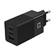 TUNIQ Chargeur domestique TUNIQ PD 65W - Avec câble USB-C vers USB-C - Noir