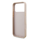 Guess Guess iPhone 17 Pro Max Backcover hoesje - MagSafe - 4G Triangle Logo - Pearl Strap - Roze