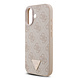 Guess Guess iPhone 17 Back cover coque - MagSafe - 4G Triangle Logo - Pearl Strap - Rose