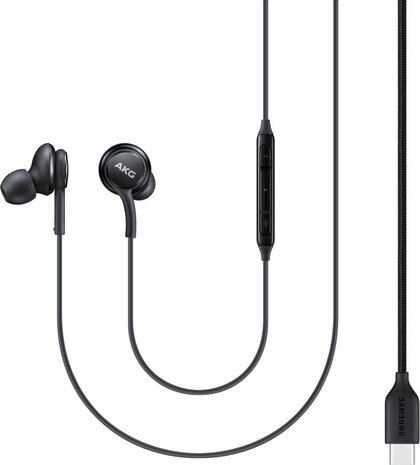 Samsung Samsung AKG EO-IC100BBEGEU Type-C Earphones - Blister - Zwart