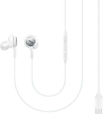Samsung Samsung AKG EO-IC100BWEGEU Type-C Earphones - Blister - Wit