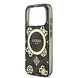 Guess Guess iPhone 17 Pro Back cover case - MagSafe - Peony on 4G Background - Black