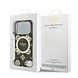 Guess Guess iPhone 17 Pro Back-Cover hul - MagSafe - Peony on 4G Background - Schwarz