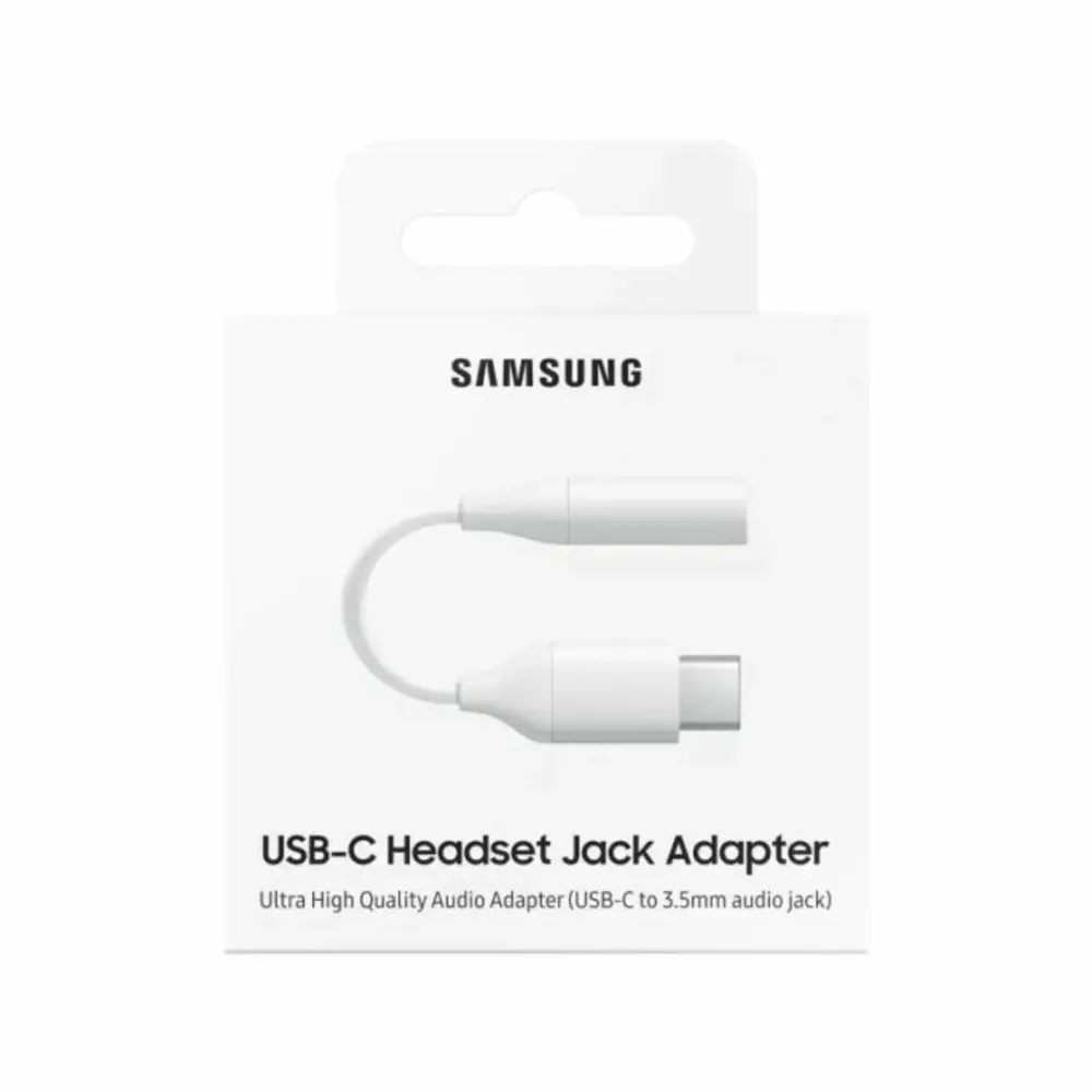 Samsung Samsung EE-UC10JUWE USB-C to 3.5mm Headset Jack Adapter - Wit