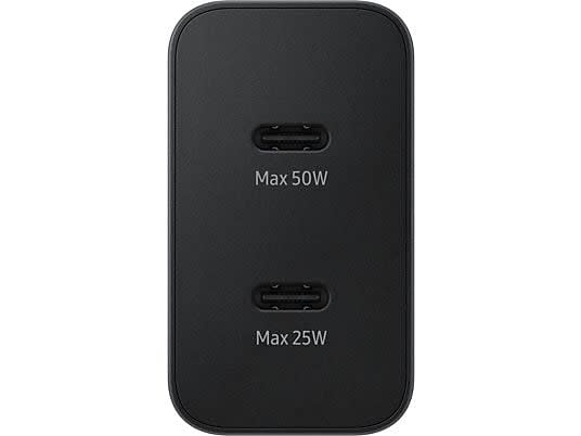 Samsung Samsung EP-T5020XBEGEU 50W Power Adapter DUO - Type-C Cable - Zwart, foto 3 van 5