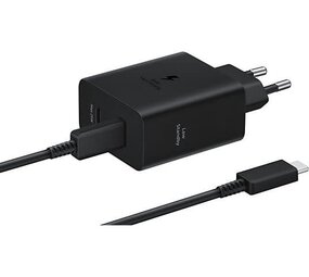 Samsung Samsung EP-T5020XBEGEU 50W Power Adapter DUO - Type-C Cable - Black