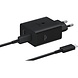 Samsung Samsung EP-T5020XBEGEU 50W Power Adapter DUO - Type-C Cable - Black