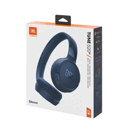 JBL JBL Tune 520BT Wireless On-Ear Headphones - Bleu