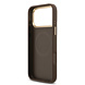 Guess Guess iPhone 17 Pro Max Back-Cover hul - MagSafe - 4G Strass Logo - Gold Edge - Braun
