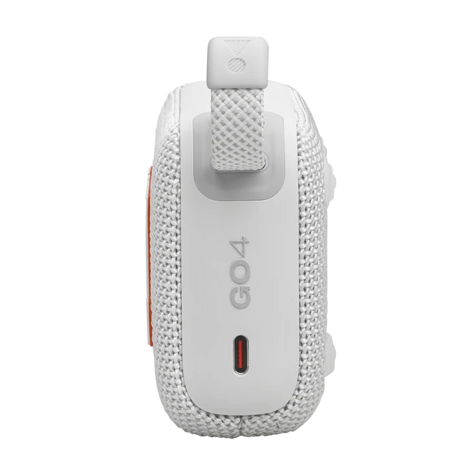 JBL JBL Go 4 Wireless Bluetooth Mini Speaker - Wit, foto 4 van 6