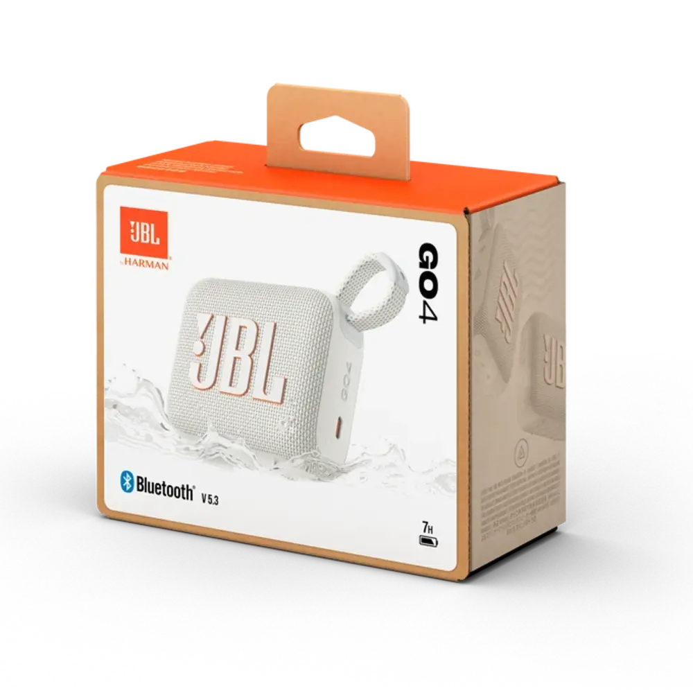 JBL JBL Go 4 Wireless Bluetooth Mini Speaker - Blanc
