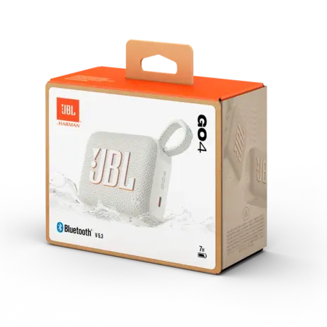 JBL JBL Go 4 Wireless Bluetooth Mini Speaker - Weiß