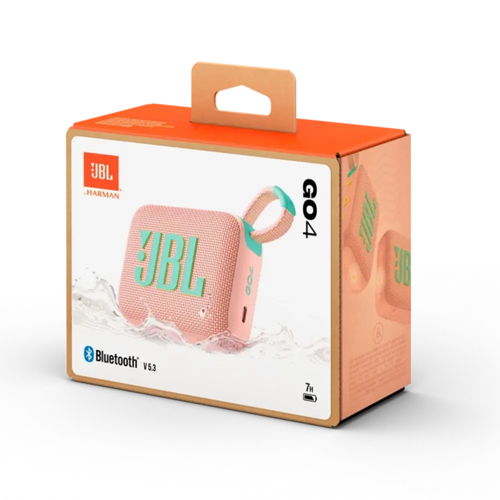 JBL JBL Go 4 Wireless Bluetooth Mini Speaker - Rose