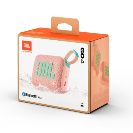 JBL JBL Go 4 Wireless Bluetooth Mini Speaker - Rosa