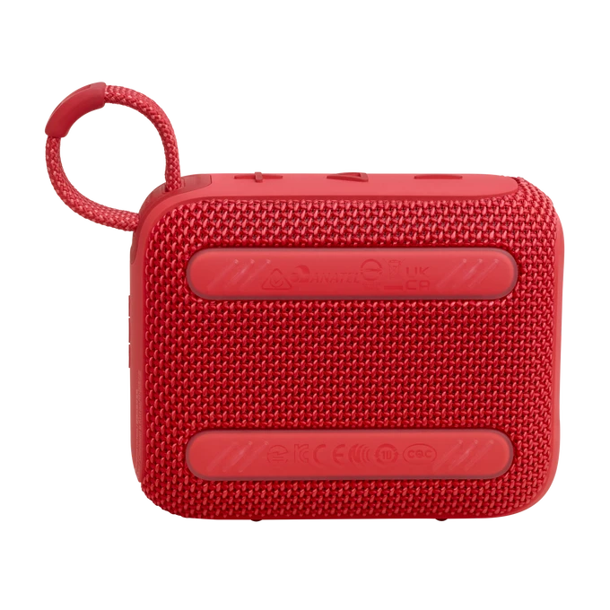 JBL JBL Go 4 Wireless Bluetooth Mini Speaker - Rood, foto 3 van 6