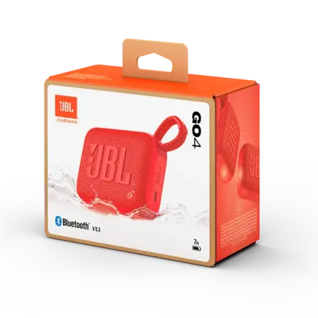 JBL JBL Go 4 Wireless Bluetooth Mini Speaker - Rot