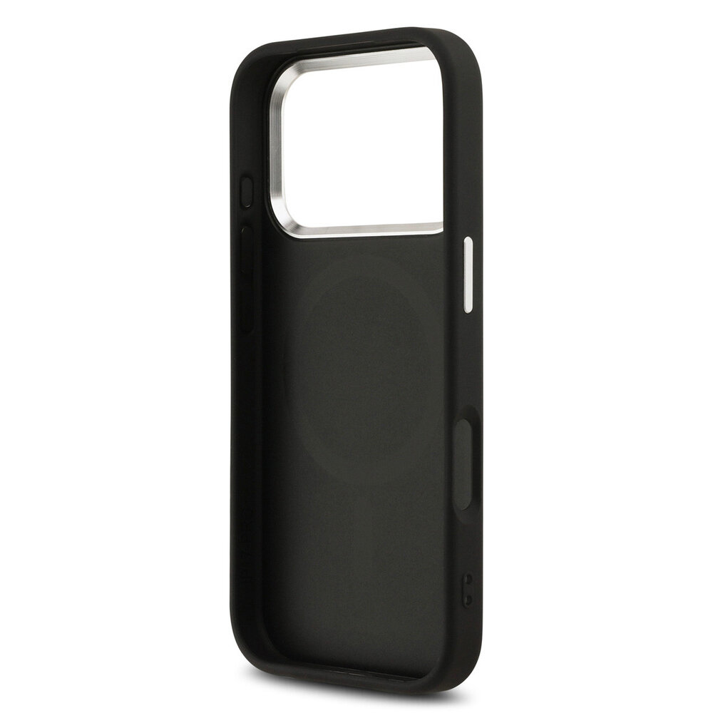 Karl Lagerfeld Karl Lagerfeld iPhone 17 Pro Back cover case - MagSafe - Initials - Black