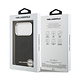 Karl Lagerfeld Karl Lagerfeld iPhone 17 Pro Back cover case - MagSafe - Initials - Black