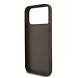Guess Guess iPhone 17 Pro Max Backcover hoesje - MagSafe - 4G Triangle Logo - Pearl Strap - Bruin