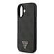 Guess Guess iPhone 17 Backcover hoesje - MagSafe - 4G Triangle Logo - Pearl Strap - Zwart