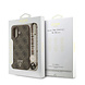 Guess Guess iPhone 17 Back-Cover hul - MagSafe - 4G Triangle Logo - Pearl Strap - Braun