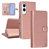 TUNIQ Galaxy S25 Edge Book Case hoesje - Pasjeshouder voor 3 pasjes - Magneetsluiting - Hanger - Rose Gold TUNIQ Galaxy S25 Edge Book Case hoesje - Pasjeshouder voor 3 pasjes - Magneetsluiting - Hanger - Rose Gold