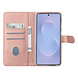 TUNIQ TUNIQ Galaxy S25 Edge Book-Case hul - Kartenhalter für 3 Karten - Magnetverschluss - Aufhänger - Rose Gold