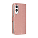 TUNIQ TUNIQ Galaxy S25 Edge Book Case hoesje - Pasjeshouder voor 3 pasjes - Magneetsluiting - Hanger - Rose Gold