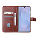 TUNIQ TUNIQ Galaxy S25 Edge Book-Case hul - Kartenhalter für 3 Karten - Magnetverschluss - Aufhänger - Braun