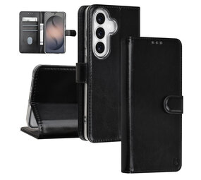 TUNIQ TUNIQ Galaxy S26 Book-Case hul - Kartenhalter für 3 Karten - Magnetverschluss - Aufhänger - Schwarz