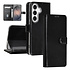 TUNIQ Galaxy S26 Book type housse - Porte-cartes pour 3 cartes - Fermeture magnétique - Cintre - Noir TUNIQ Galaxy S26 Book type housse - Porte-cartes pour 3 cartes - Fermeture magnétique - Cintre - Noir