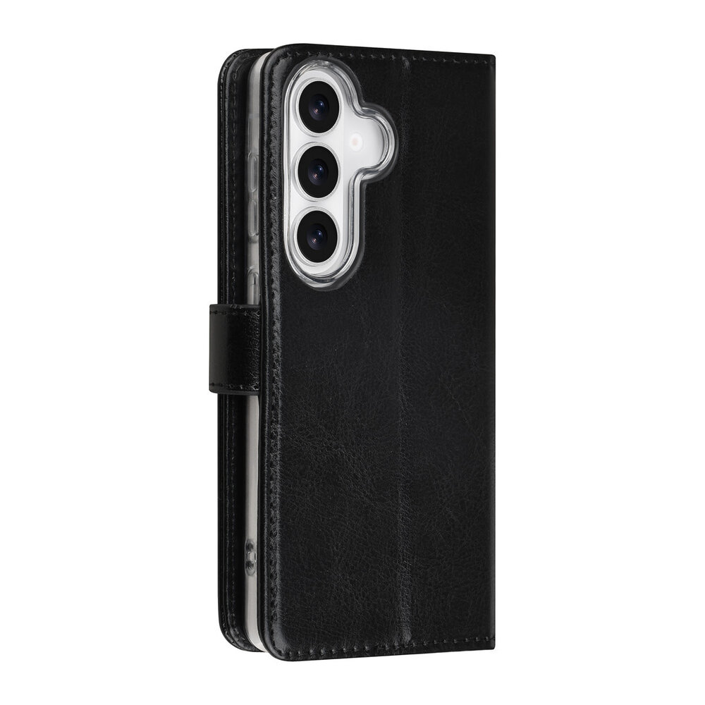 TUNIQ TUNIQ Galaxy S26 Book-Case hul - Kartenhalter für 3 Karten - Magnetverschluss - Aufhänger - Schwarz