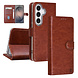TUNIQ TUNIQ Galaxy S26 Book type housse - Porte-cartes pour 3 cartes - Fermeture magnétique - Cintre - Marron TUNIQ TUNIQ Galaxy S26 Book type housse - Porte-cartes pour 3 cartes - Fermeture magnétique - Cintre - Marron
