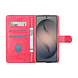 TUNIQ TUNIQ Galaxy S26 Book-Case hul - Kartenhalter für 3 Karten - Magnetverschluss - Aufhänger - Hot Pink