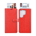 TUNIQ TUNIQ Galaxy S26 Ultra Book type housse - Porte-cartes pour 3 cartes - Fermeture magnétique - Cintre - Rouge