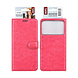 TUNIQ TUNIQ Galaxy S26 Edge Book type housse - Porte-cartes pour 3 cartes - Fermeture magnétique - Cintre - Rose vif TUNIQ TUNIQ Galaxy S26 Edge Book type housse - Porte-cartes pour 3 cartes - Fermeture magnétique - Cintre - Rose vif