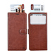 TUNIQ TUNIQ Galaxy S26 Edge Book type case - Card holder for 3 cards - Magnetic closure - Hanger - Brown