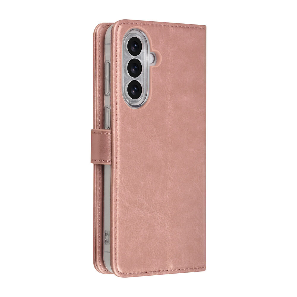 TUNIQ TUNIQ Galaxy A37 Book Case hoesje - Pasjeshouder voor 3 pasjes - Magneetsluiting - Hanger - Rose Gold TUNIQ TUNIQ Galaxy A37 Book Case hoesje - Pasjeshouder voor 3 pasjes - Magneetsluiting - Hanger - Rose Gold