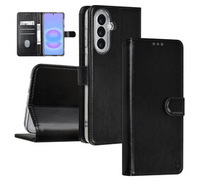 TUNIQ TUNIQ Galaxy A57 Book Case hoesje - Pasjeshouder voor 3 pasjes - Magneetsluiting - Hanger - Zwart TUNIQ TUNIQ Galaxy A57 Book Case hoesje - Pasjeshouder voor 3 pasjes - Magneetsluiting - Hanger - Zwart