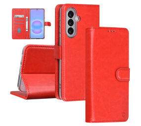 TUNIQ TUNIQ Galaxy A57 Book-Case hul - Kartenhalter für 3 Karten - Magnetverschluss - Aufhänger - Rot