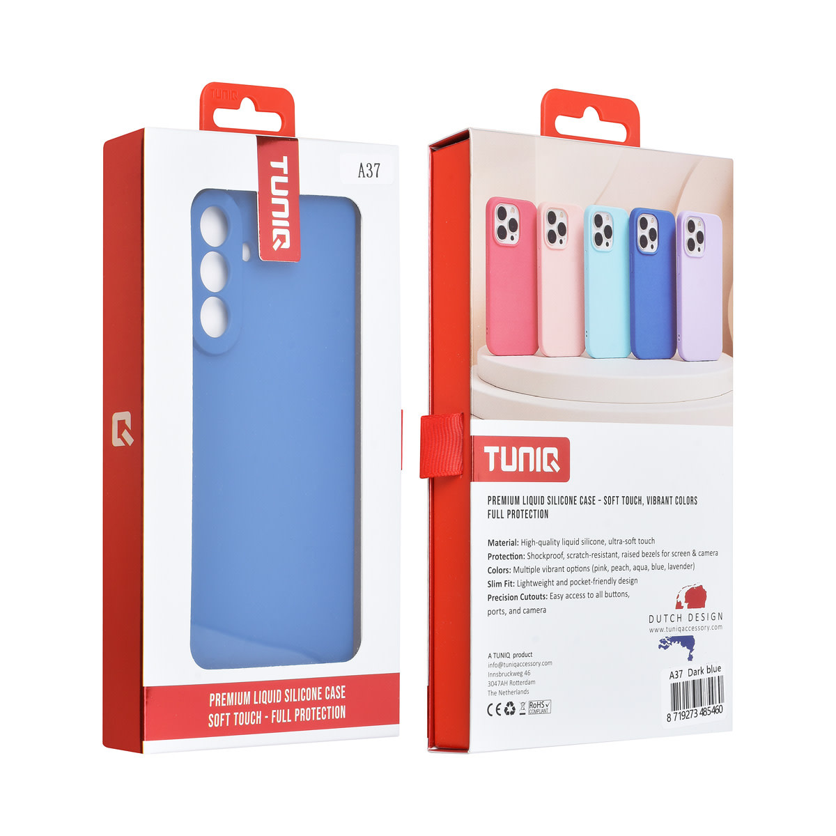 TUNIQ TUNIQ Galaxy A37 Backcover hoesje - Diepblauw, foto 3 van 3