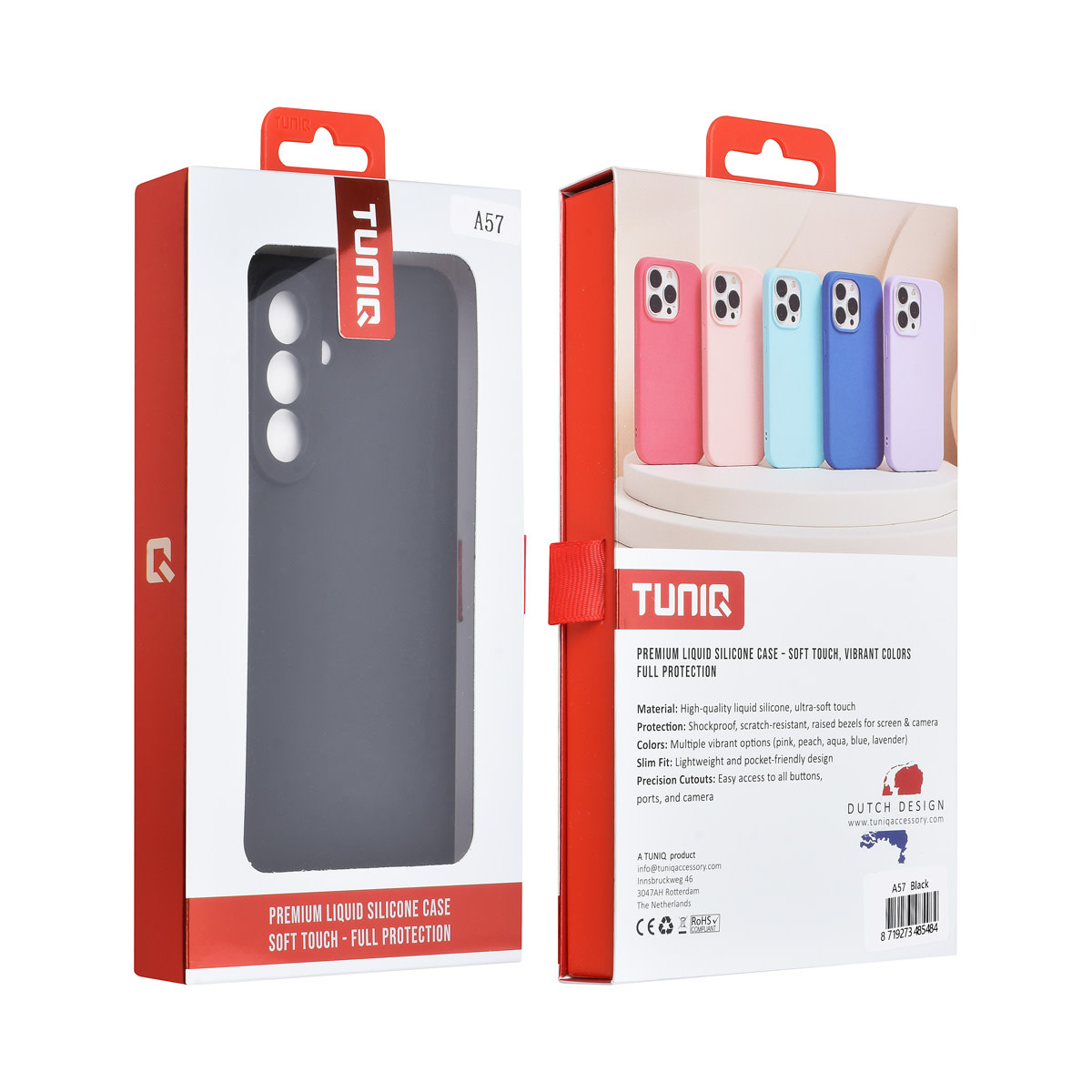 TUNIQ TUNIQ Galaxy A57 Backcover hoesje - Zwart, foto 3 van 3