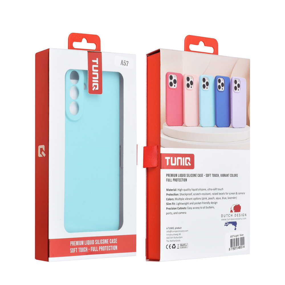 TUNIQ TUNIQ Galaxy A57 Back cover coque - Bleu corail