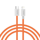 TUNIQ TUNIQ 27W USB-C naar Lightning Kabel 100cm - Snelle oplaadkabel - Oranje