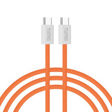 TUNIQ TUNIQ 60W USB-C zu USB-C Kabel 100cm - Schnellladekabel - Orange