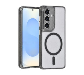 TUNIQ TUNIQ Galaxy S26 Back cover coque - Magsafe - Paillettes - Cintre - Noir TUNIQ TUNIQ Galaxy S26 Back cover coque - Magsafe - Paillettes - Cintre - Noir