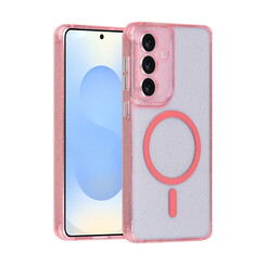 TUNIQ Galaxy S26 Plus Back-Cover hul - Magsafe - Glitzer - Aufhänger - Rosa