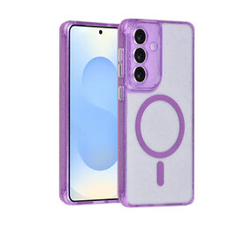 TUNIQ TUNIQ Galaxy S26 Plus Back-Cover hul - Magsafe - Glitzer - Aufhänger - Lila